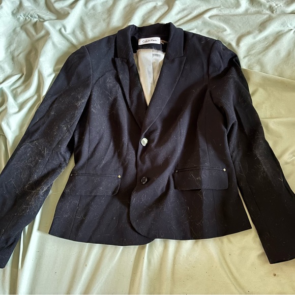 Calvin Klein Jackets & Blazers - Calvin Klein Black Blazer with Notched Lapels and Tailored Fit